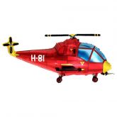 Helicóptero vermelho 14"